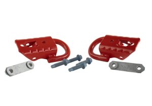 Ford Super Duty Tow Hooks - Front - Ford Racing - Ford Performance - Red - `17-`21